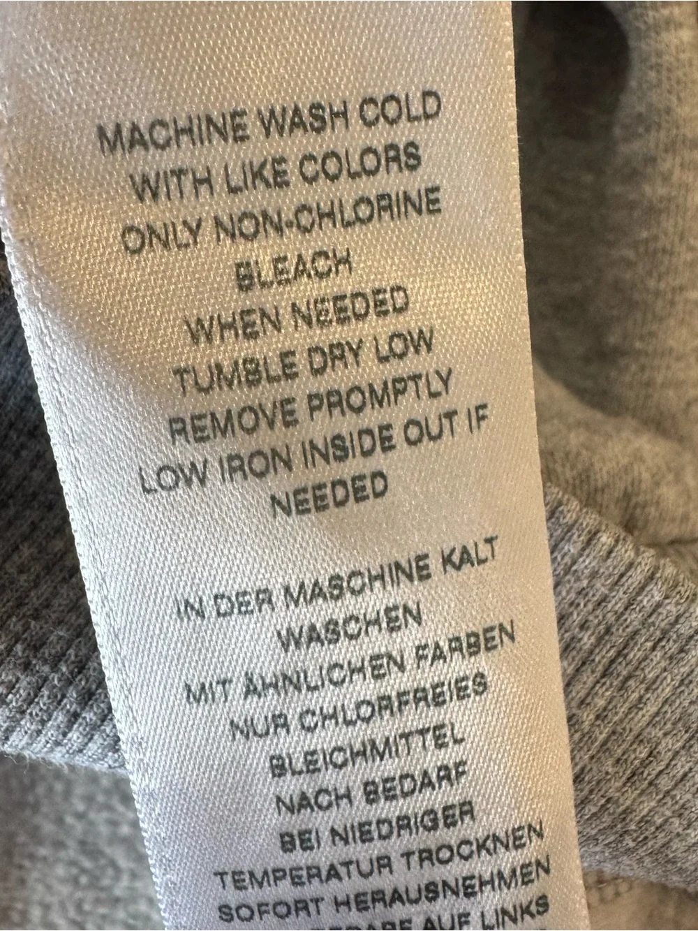 True Religion Mens Classic Gray Sweatshirt Black Logo Size Medium